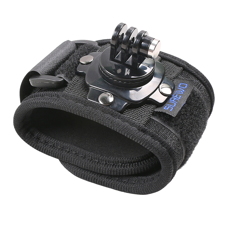 Gopro Action Camera Hero 12 Black - SUREWO dudukan tali pergelangan tangan, kompatibel