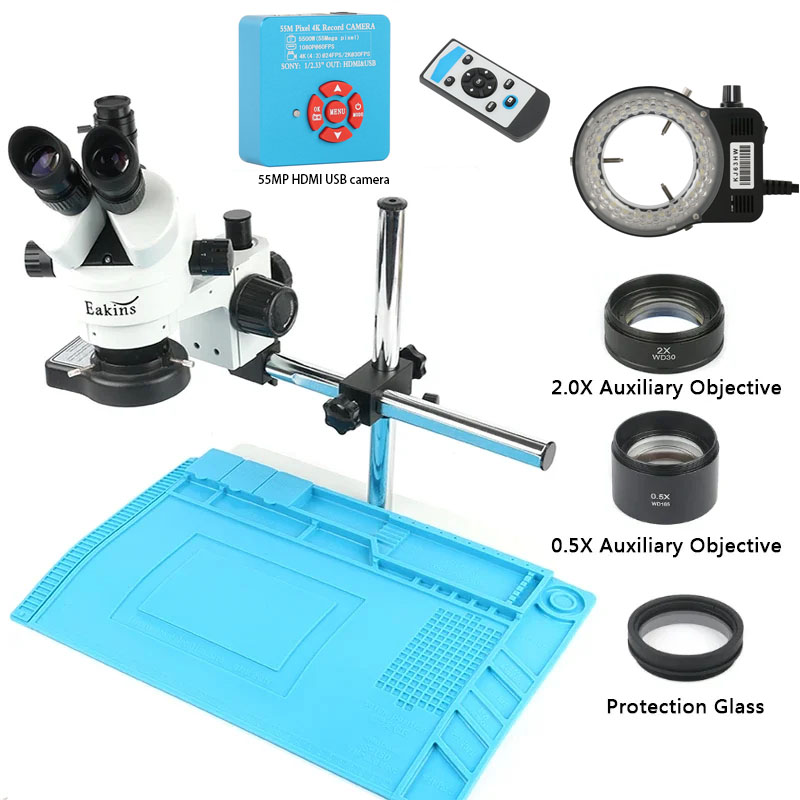 Electronics Repair Simulator - Mikroskop Stereo Trinokuler Zoom Simul Focal