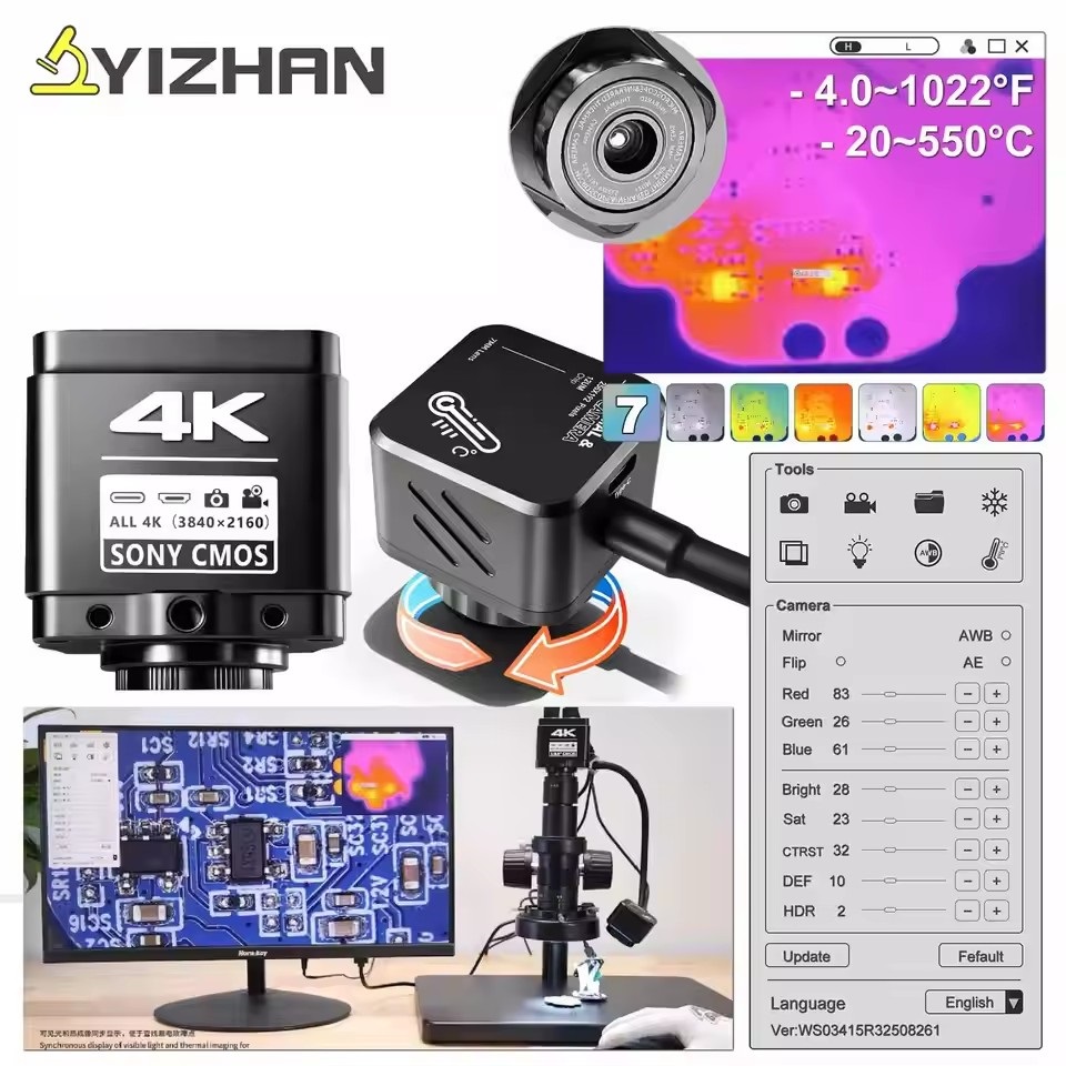 Repair Electronics - YIZHAN Thermal Imager 256*192 Piksel 4K