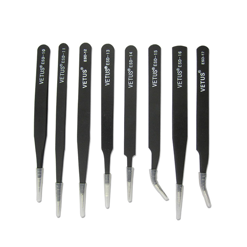Pinset Anti-Statik Stainless S - Smd Tweezer Set ulasan dan harga