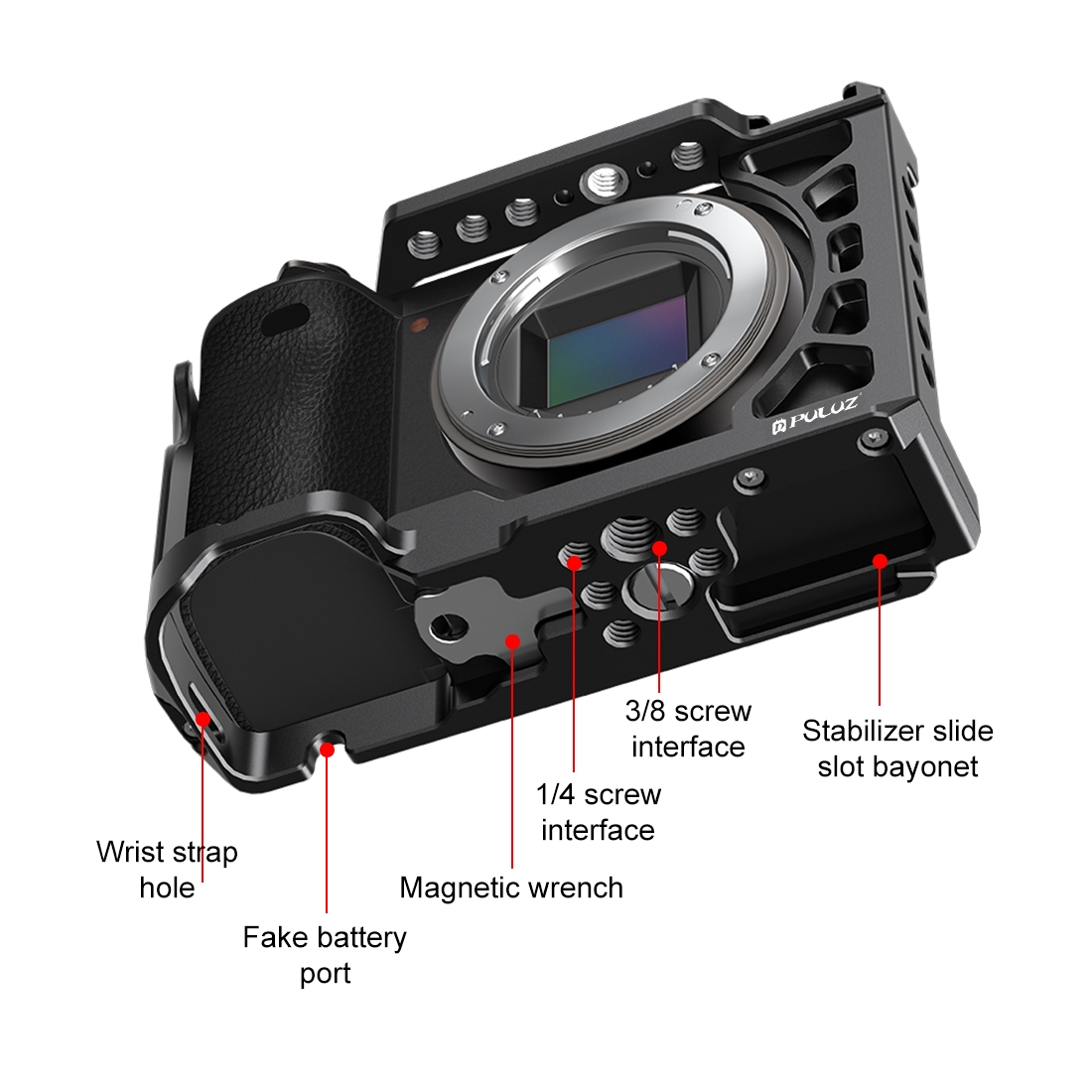PULUZ Sangkar Penstabil Kamera - Sony Camera A6400 ulasan dan harga