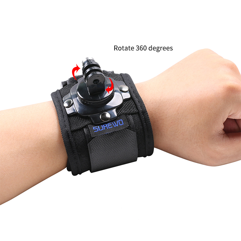 SUREWO dudukan tali pergelanga - Gopro Action Camera Hero 12 Black ulasan dan harga