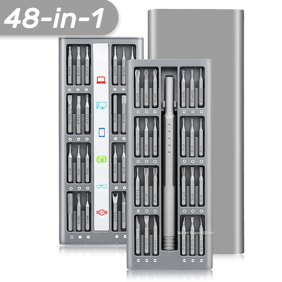 Set Obeng Magnetik 48 in 1, Ki - Electronics Repair Xbox ulasan dan harga