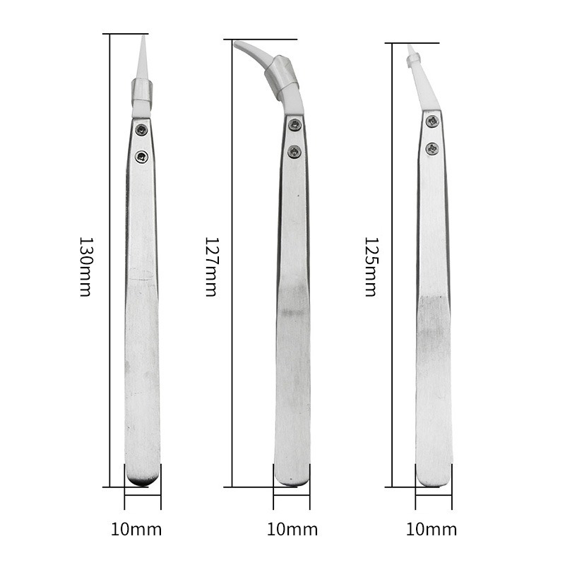 Set Pinset Keramik Tahan Suhu  - Smd Tweezer Set ulasan dan harga