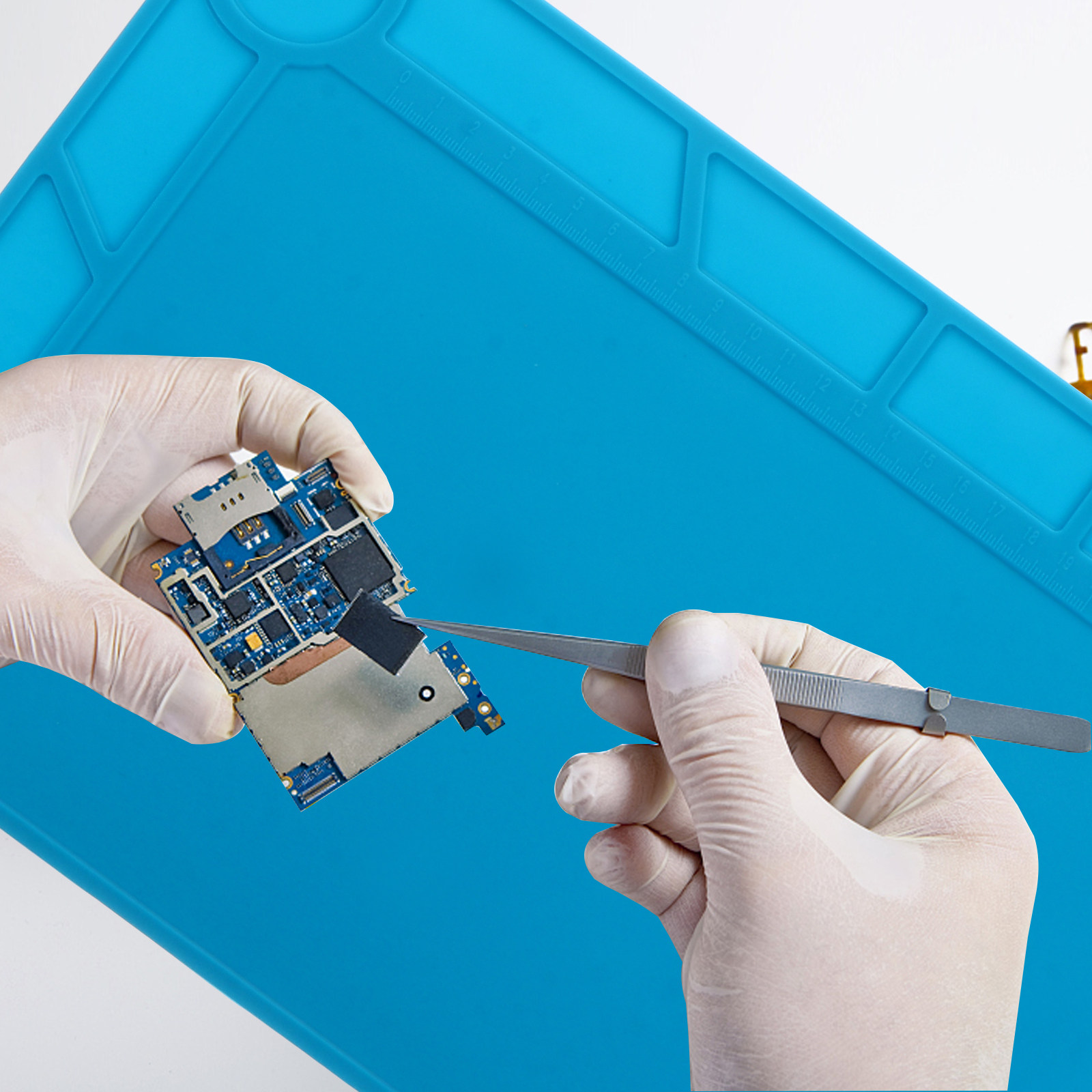 Alas Kerja Silikon Tahan Panas - Repair Electronics ulasan dan harga