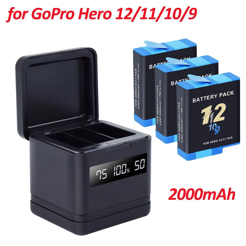 Baterai PALO untuk Kamera GoPr - Gopro Action Camera Hero 12 Black ulasan dan harga