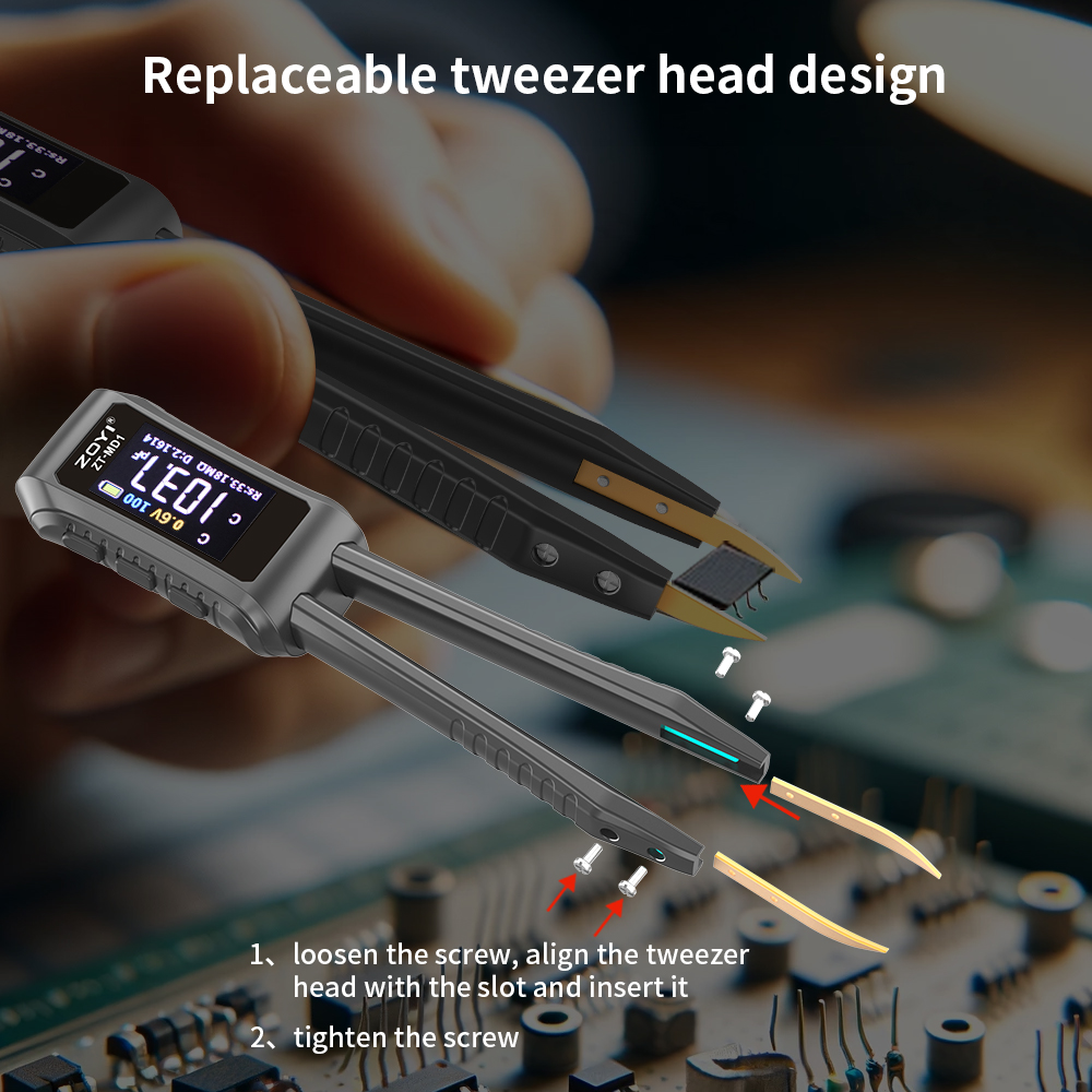 ZOYI MD1 pinset pintar Mini LC - Smd Tweezer Set ulasan dan harga