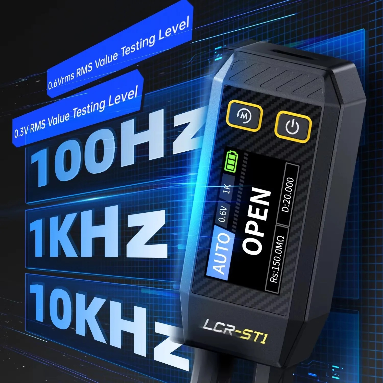 FNIRSI LCR-ST1 Smart LCR Bridg - Smd Tweezer Set ulasan dan harga